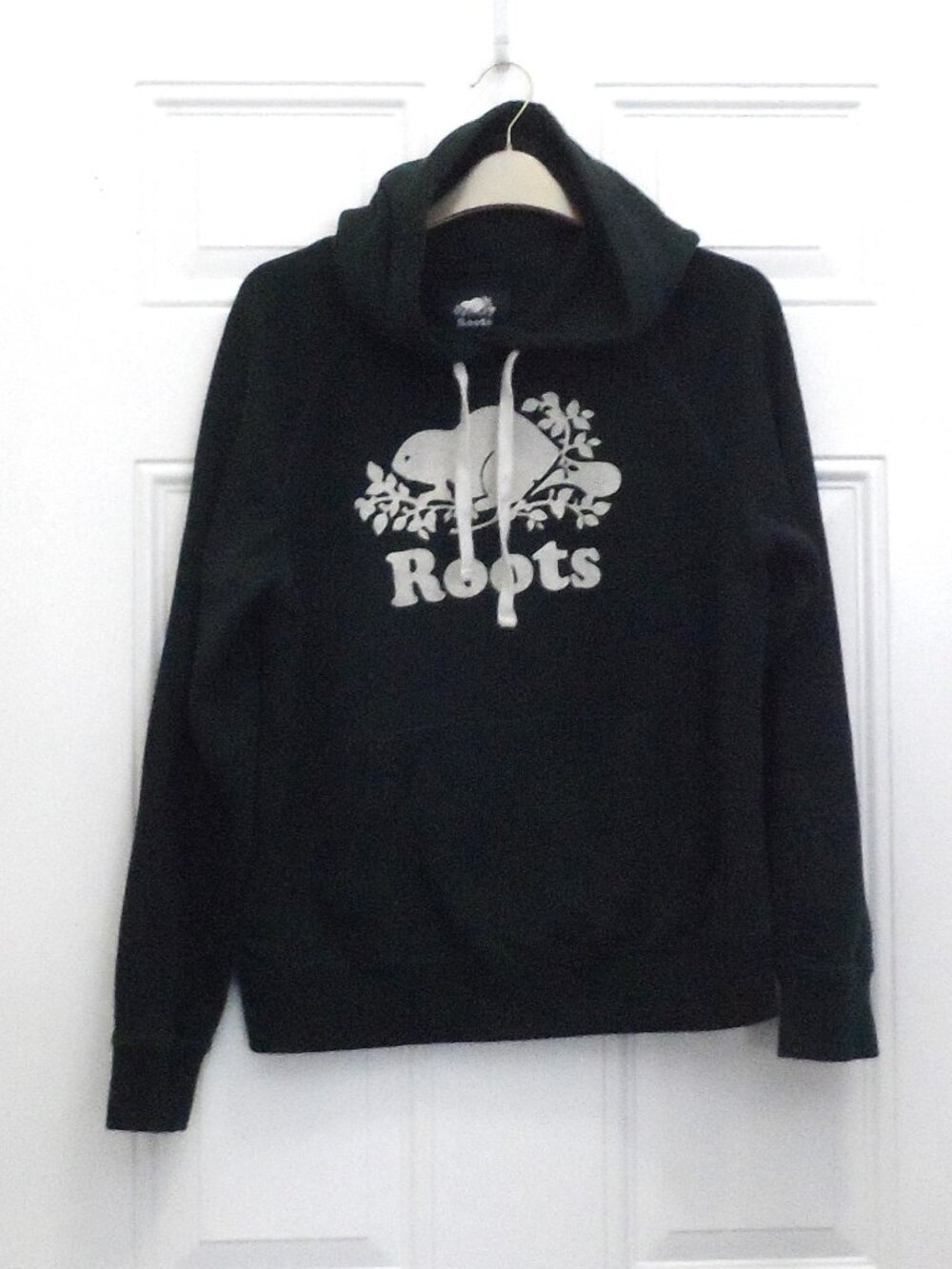 Roots- Dark green hoodie sz., XS